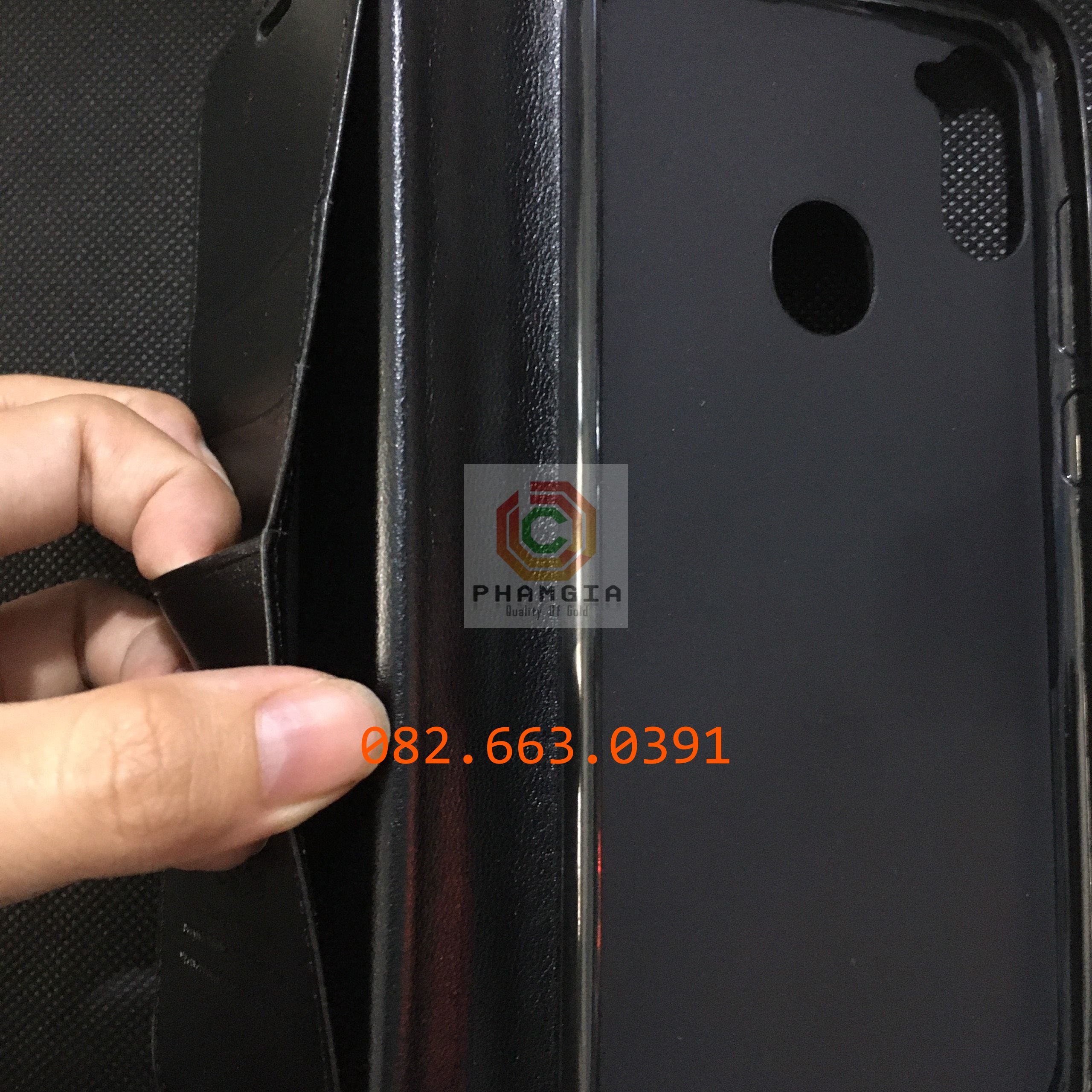 Bao da (ốp lưng nắp gập) Samsung Galaxy A11 cao cấp, da mịn, có ngăn để thẻ