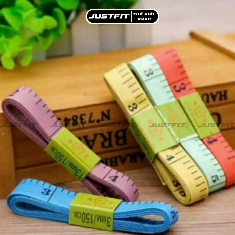 Thước dây JUSTFIT đo eo theo dõi giảm cân, vòng đo bụng