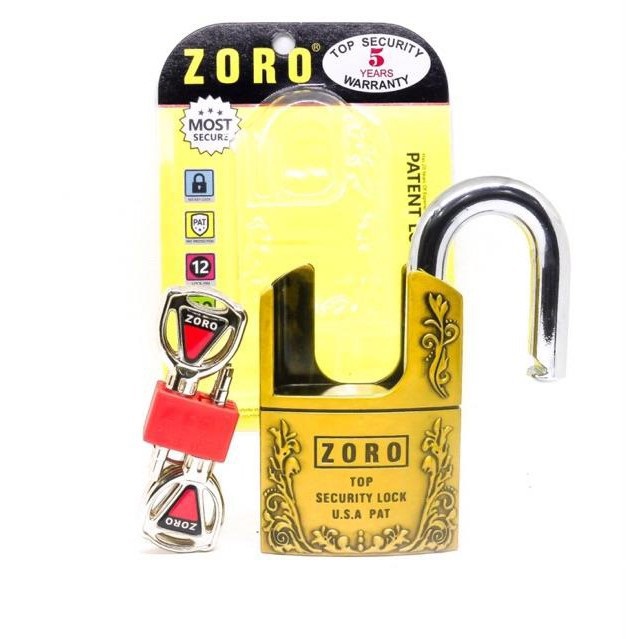 Ổ khóa Zoro BÔNG LÚA 5 phân THƯỜNG - 6 phân CHỐNG CẮT