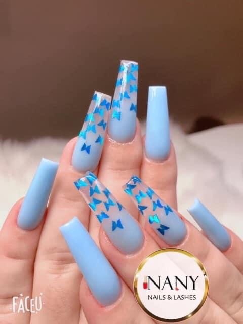 [HCM]SET BƯỚM ?? + LÁ THÔNG ?? TRANG TRÍ NAILS 12 MÀU