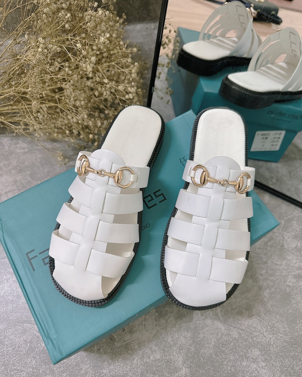 Sục rọ nữ Quai Đan Phối Xích Da Mềm Siêu Hot