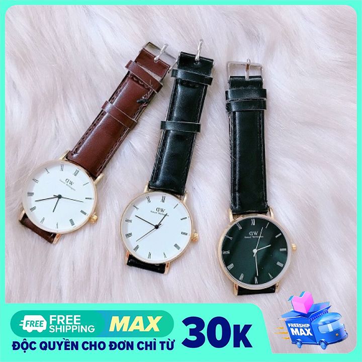 [HCM][ SIÊU HOT ] Đồng hồ dây da cao cấp DW nam sang trọng lịch lãm nhỏ gọn.