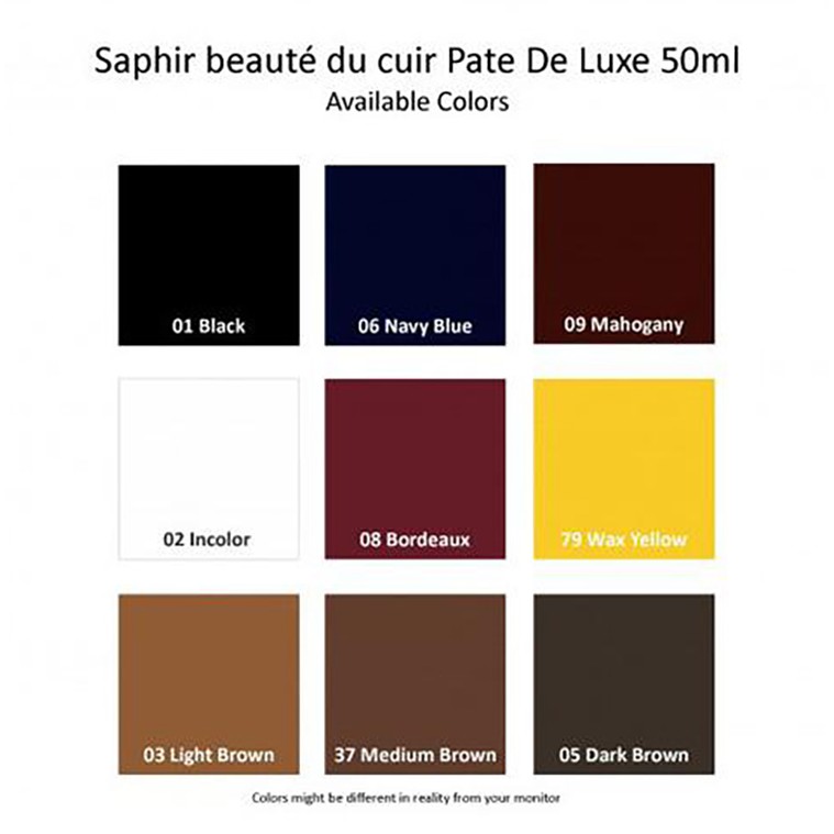 Xi đánh bóng đồ da giày da Saphir Pate De Luxe BDC Pháp 50ml (XDG04)