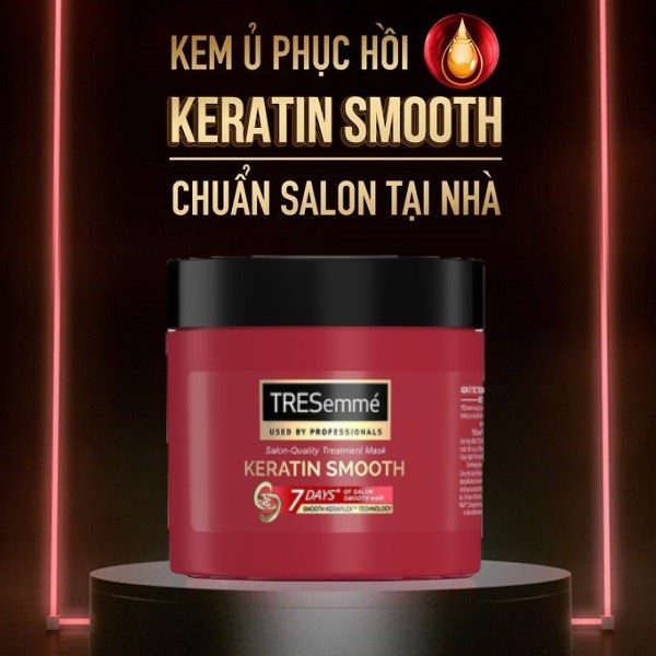 Kem Ủ Tóc Tresemme 180ml Nuôi Dưỡng Tóc Chuyên Sâu Phục Hồi Hư Tổn Giúp Tóc Vào Nếp Mượt Mà Đẹp CHuẩn Salon