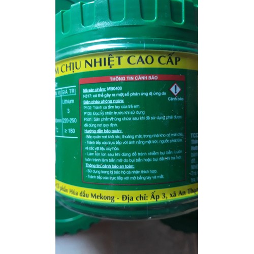 [HCM]Mỡ bò chịu nhiệt 400g