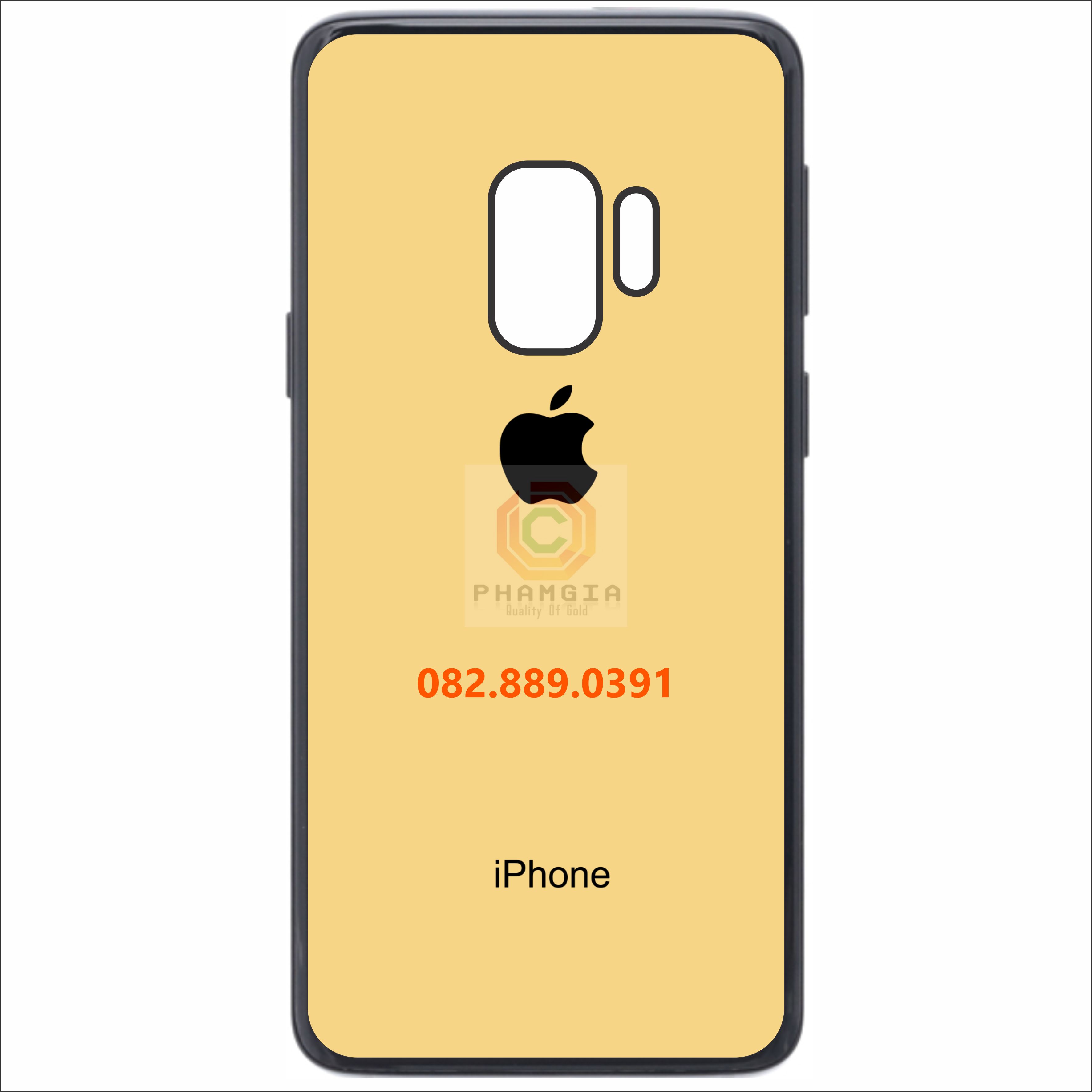 Ốp lưng giả iPhone cho SamsungS9/S9 plus mặt lưng bóng đẹp