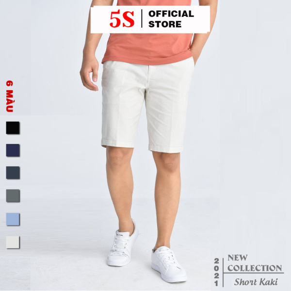 Nơi bán Quần Short Kaki Nam 5S (6 màu), Chất Liệu Premium Cotton, Bền Màu, Co Giãn, Vận Động Thoải Mái