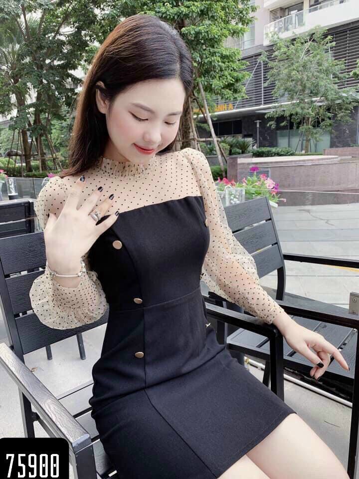 Đầm body  thời trang HOT - (Hình thật)