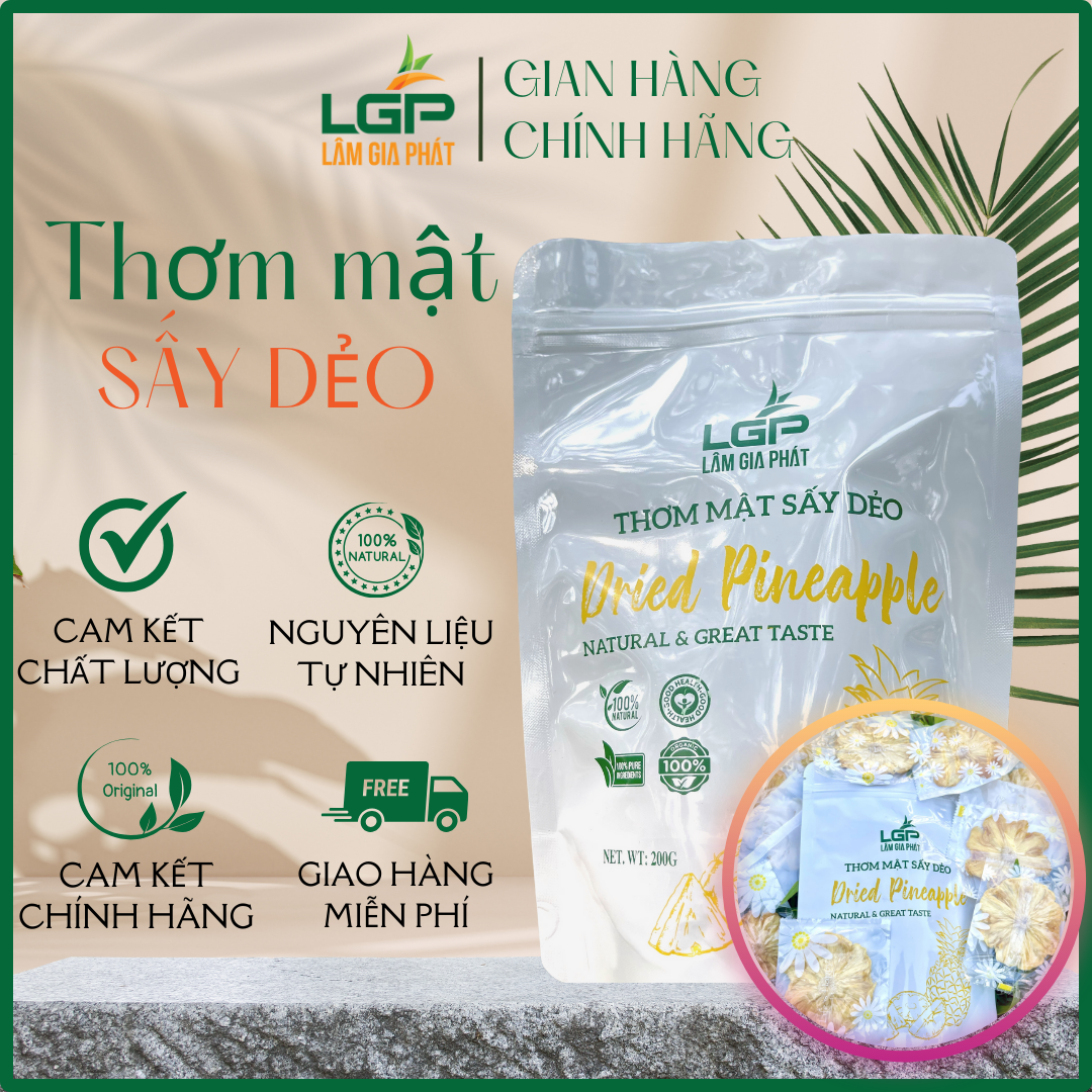Dried pineapple without sugar, rich in vitamins, supports weight loss, beautiful skin, keeps fit, strengthens the body's resistance