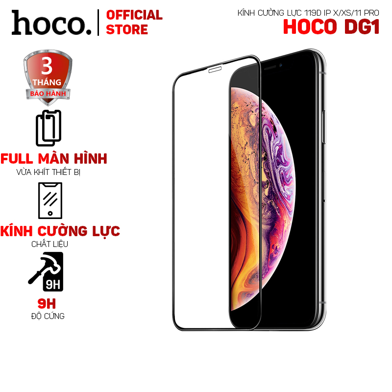 Kính Cường Lực Hoco Dg1 119D Full Màn Hình
