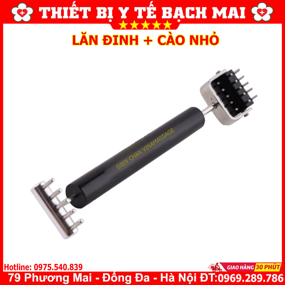 Lăn cào đinh diện chẩn - lăn đinh + cào nhỏ