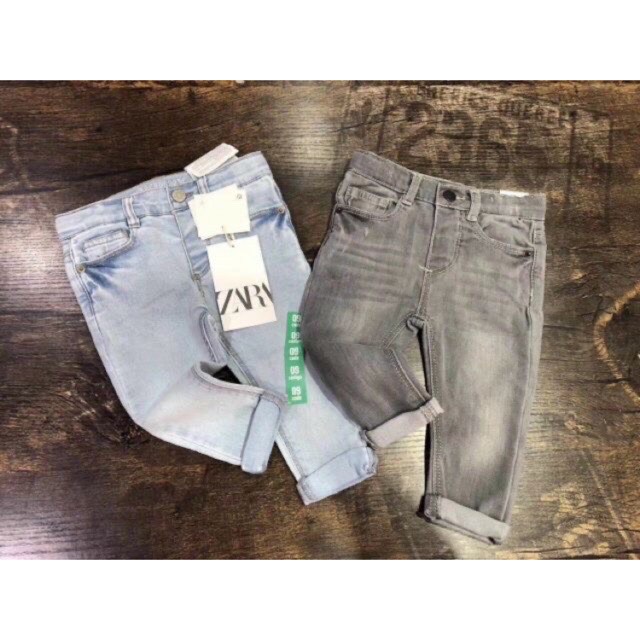 Quần bò Zara bé trai 1-5y