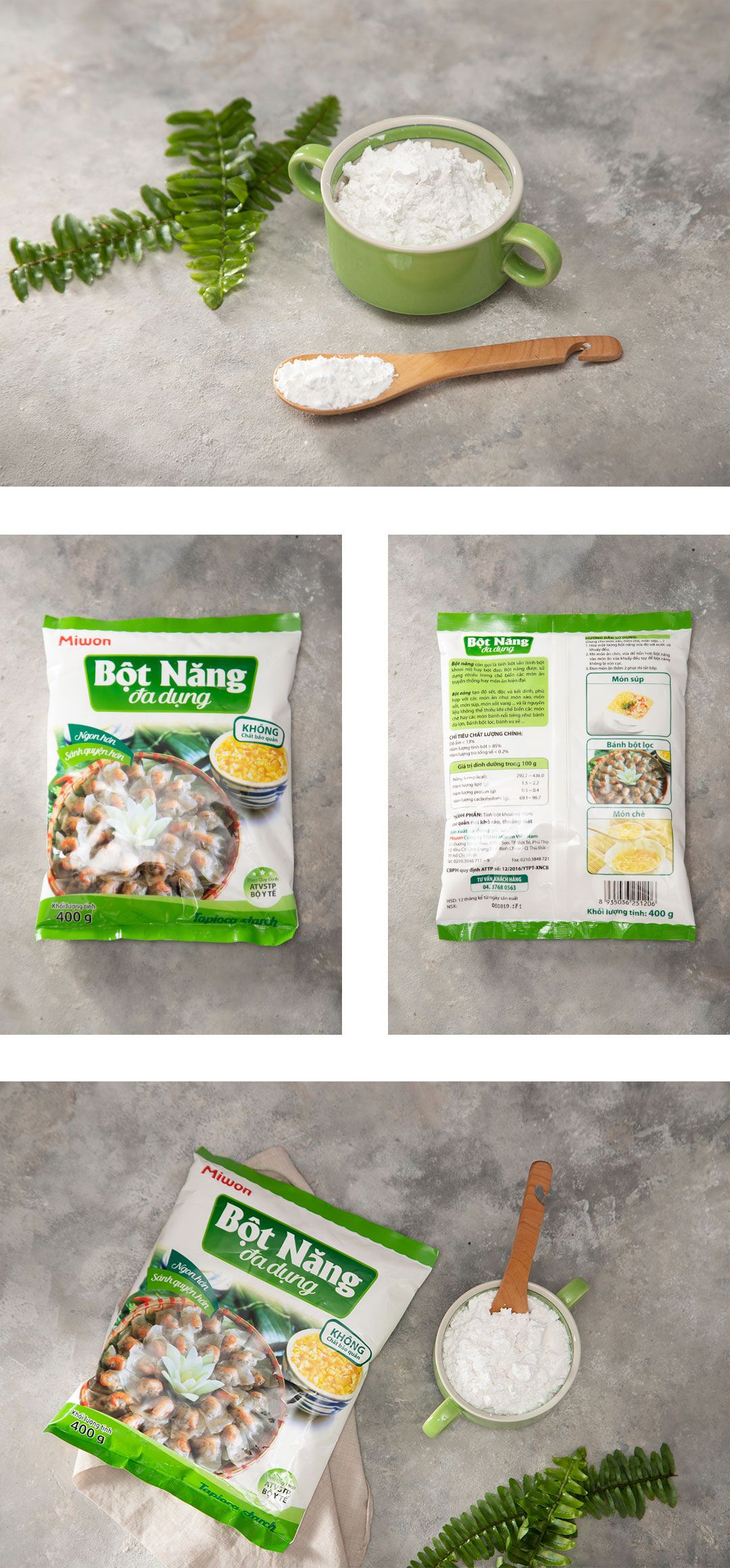 Bột Năng 400gr Miwon