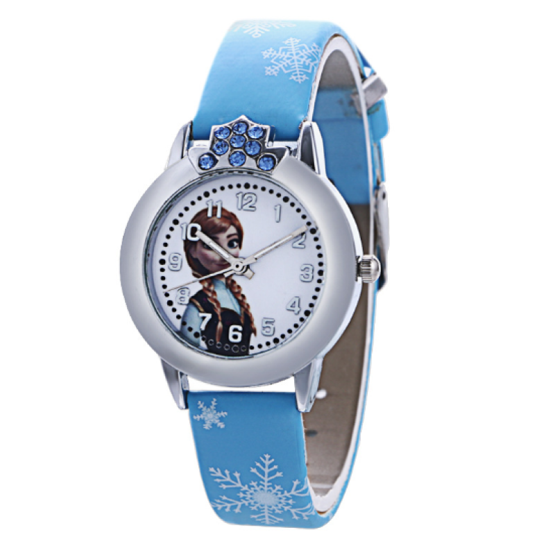 Giá bán Đồng hồ Elsa & Anna cho bé gái  – DH002 Mặt đồng hồ 2cm Chiều dài đồng hồ 20cm