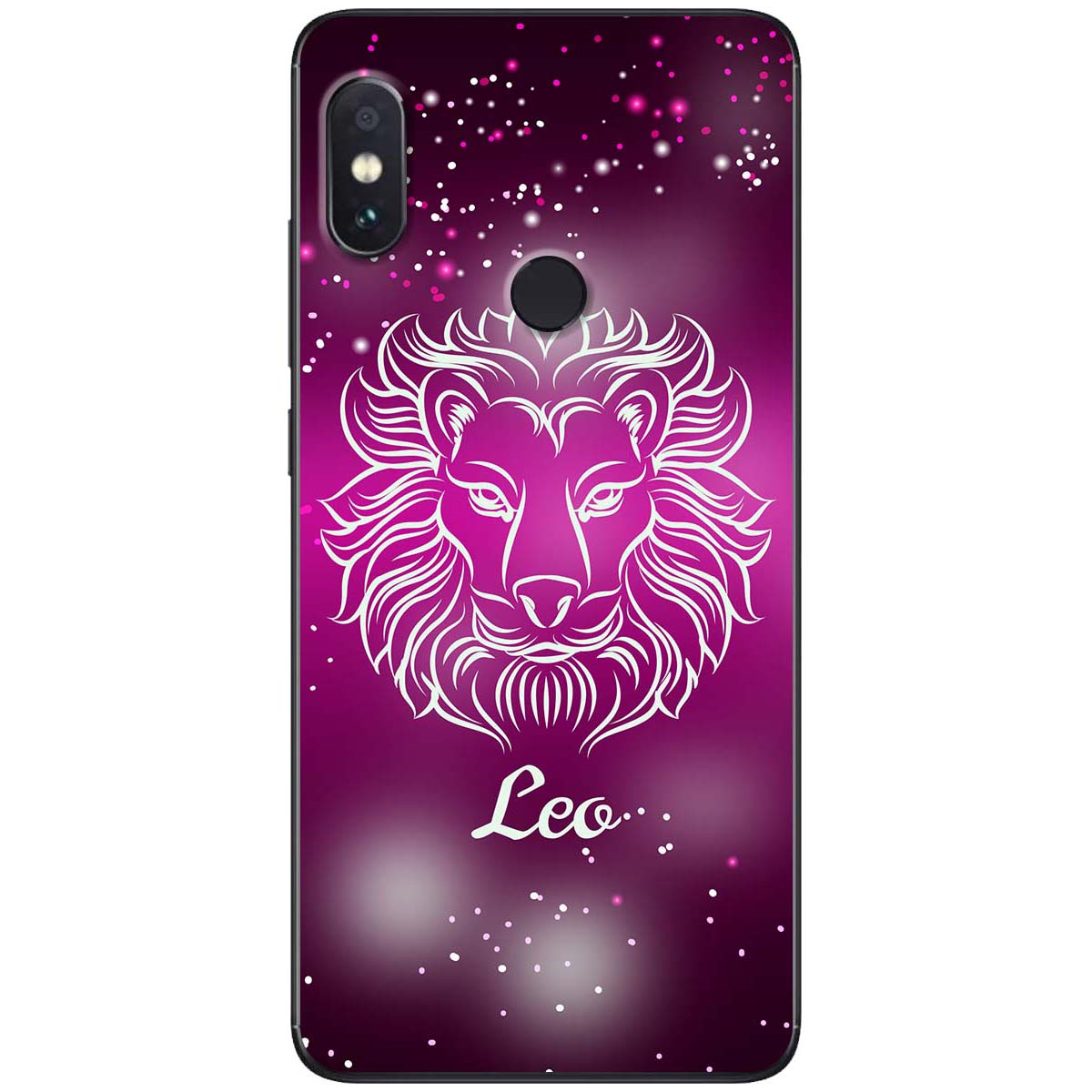 Ốp lưng dành cho Xiaomi Redmi Note 7 mẫu Cung hoàng đạo Leo (hồng)