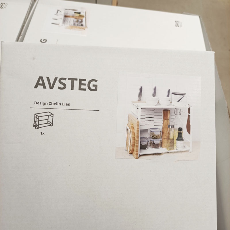 Kệ bếp để gia vị, thớt, dao 2 tầng Avsteg IKEA