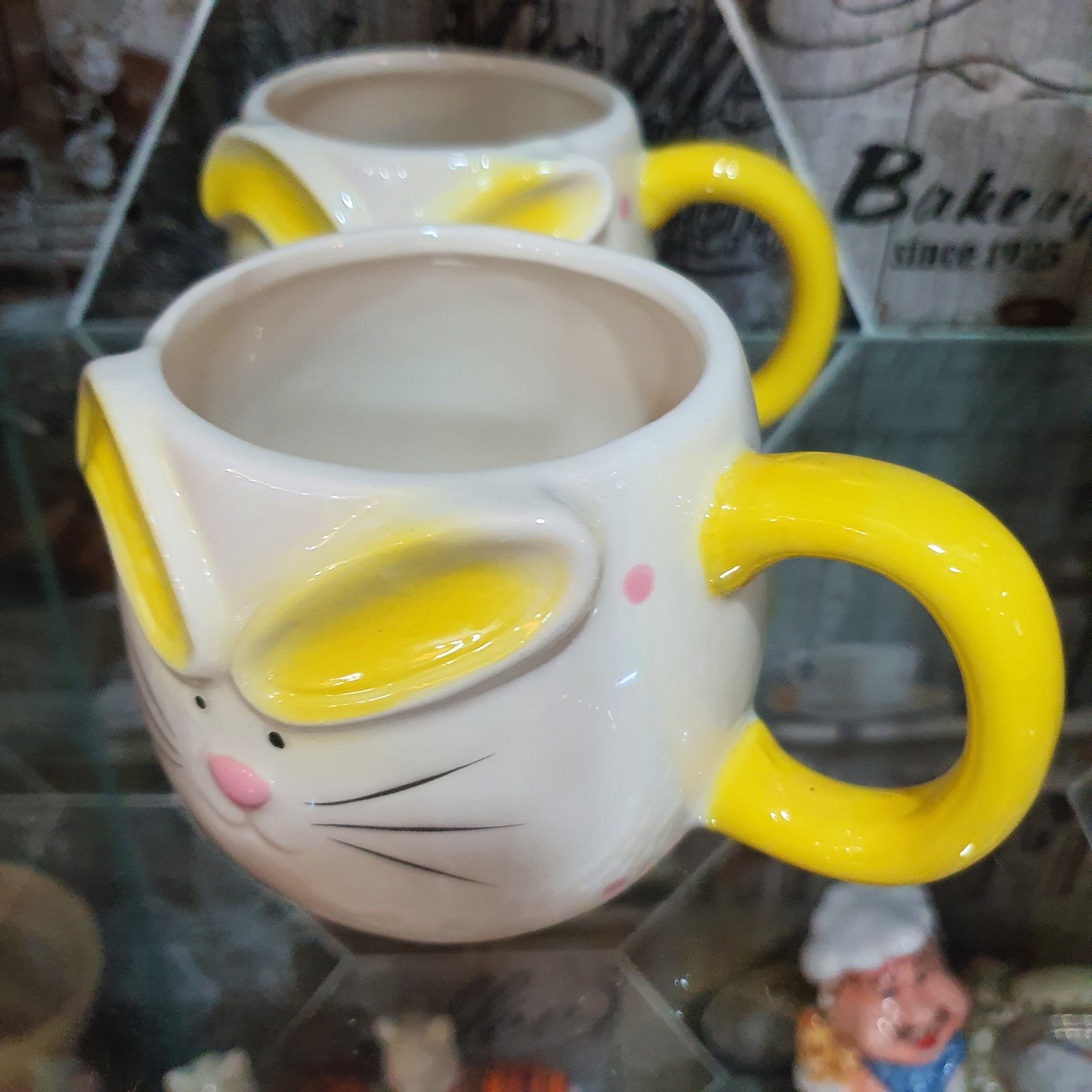 Cốc gốm sứ 350ml đến 700ml 3D Sculpted Ceramic Mug