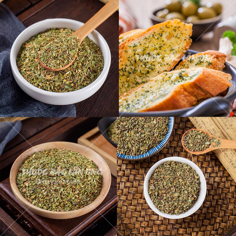 Lá kinh giới tây khô 100g (Lá oregano nguyên liệu món Âu) - Lãn Ông