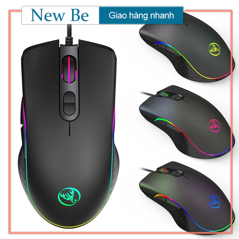 Chuột game thủ Gaming Black LED RGB - Siêu Bền