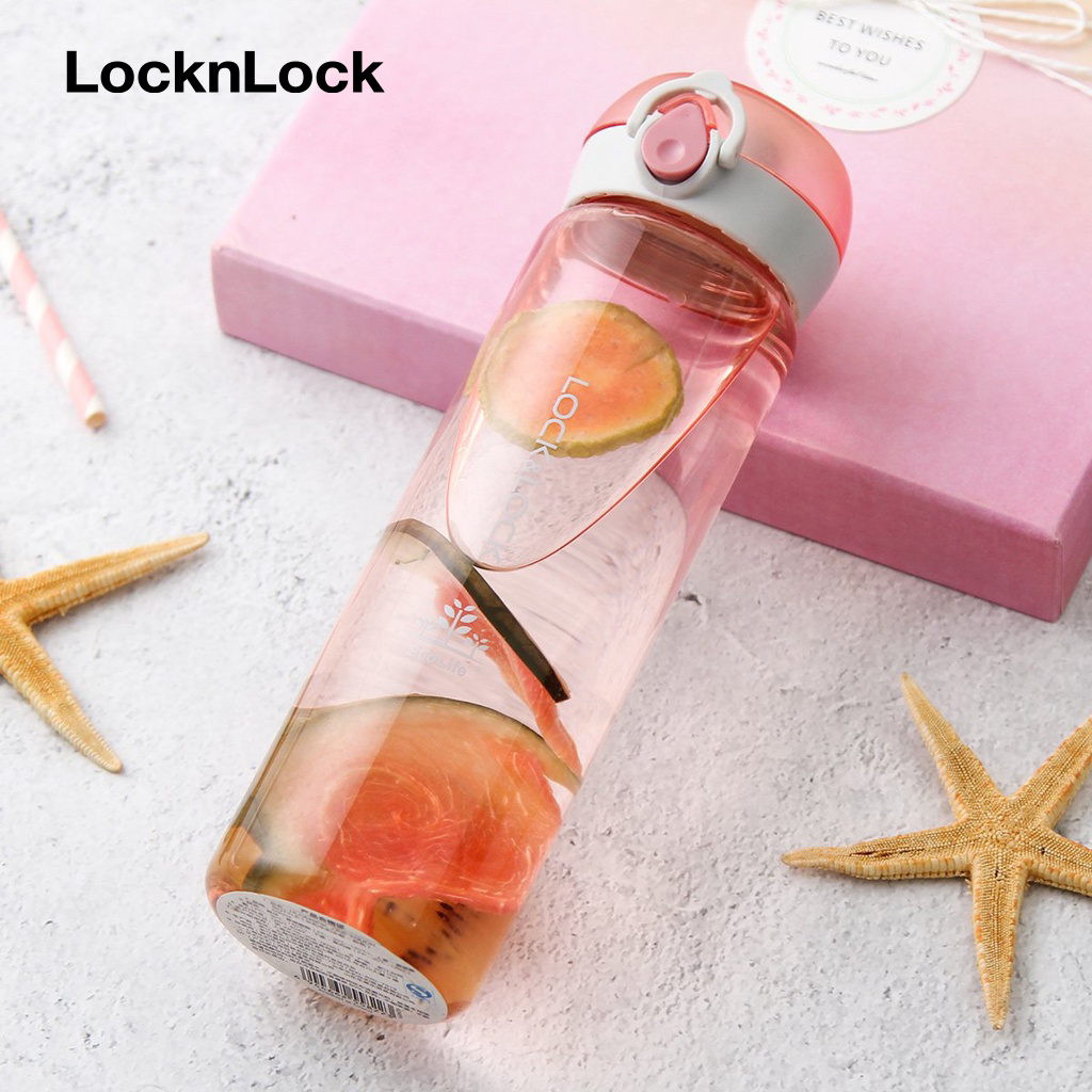 Bình Nước Nhựa Tritan LocknLock One Touch Bottle 500ml ABF645