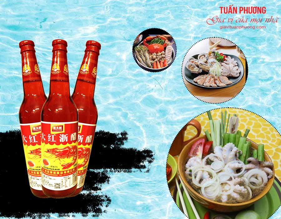 Dấm Tôm ( Dấm Hồng ) 620ml ( Chai )