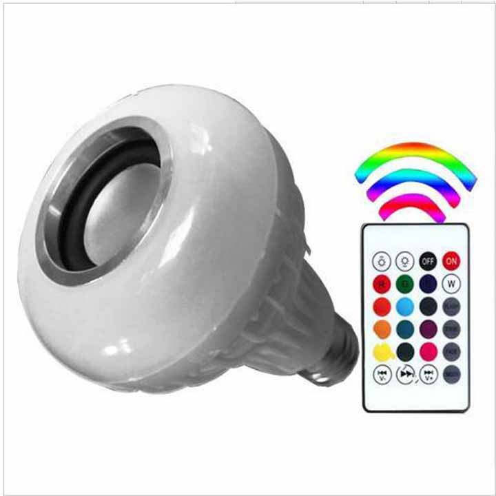 Loa bluetooth kiêm bóng đèn LED đổi màu