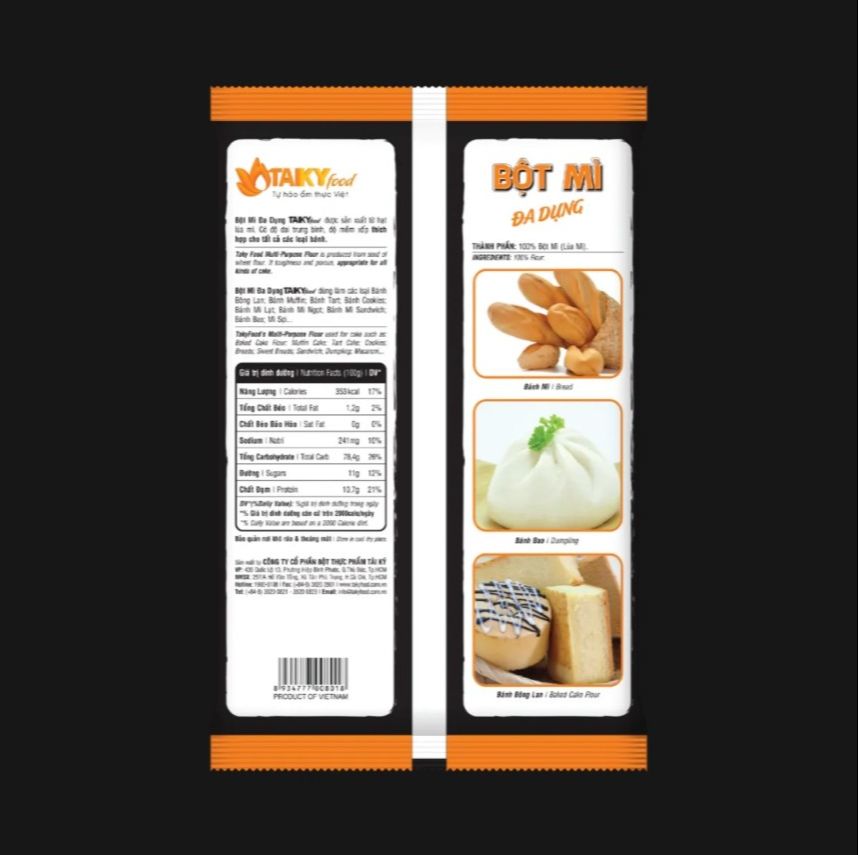 ( HCM ) Combo 2 gói  Bột mì đa dụng tài ký 500g