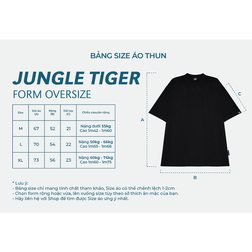 Áo Thun LocalBrand Unisex nam nữ JUNGLE TIGER Basic Tee - JT8317 Đỏ