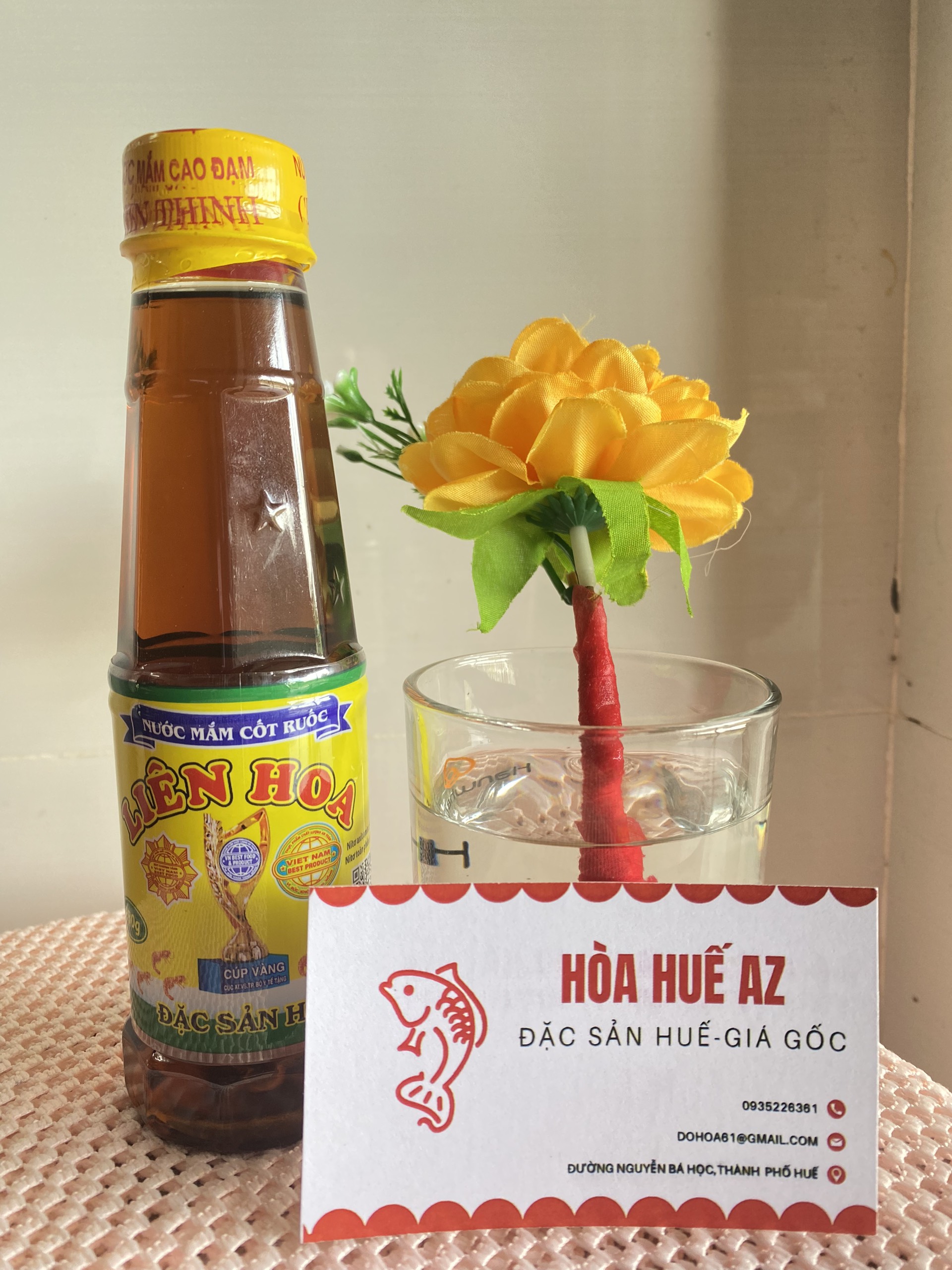 Nước mắm cốt ruốc liên hoa 280gr, đặc sản huế