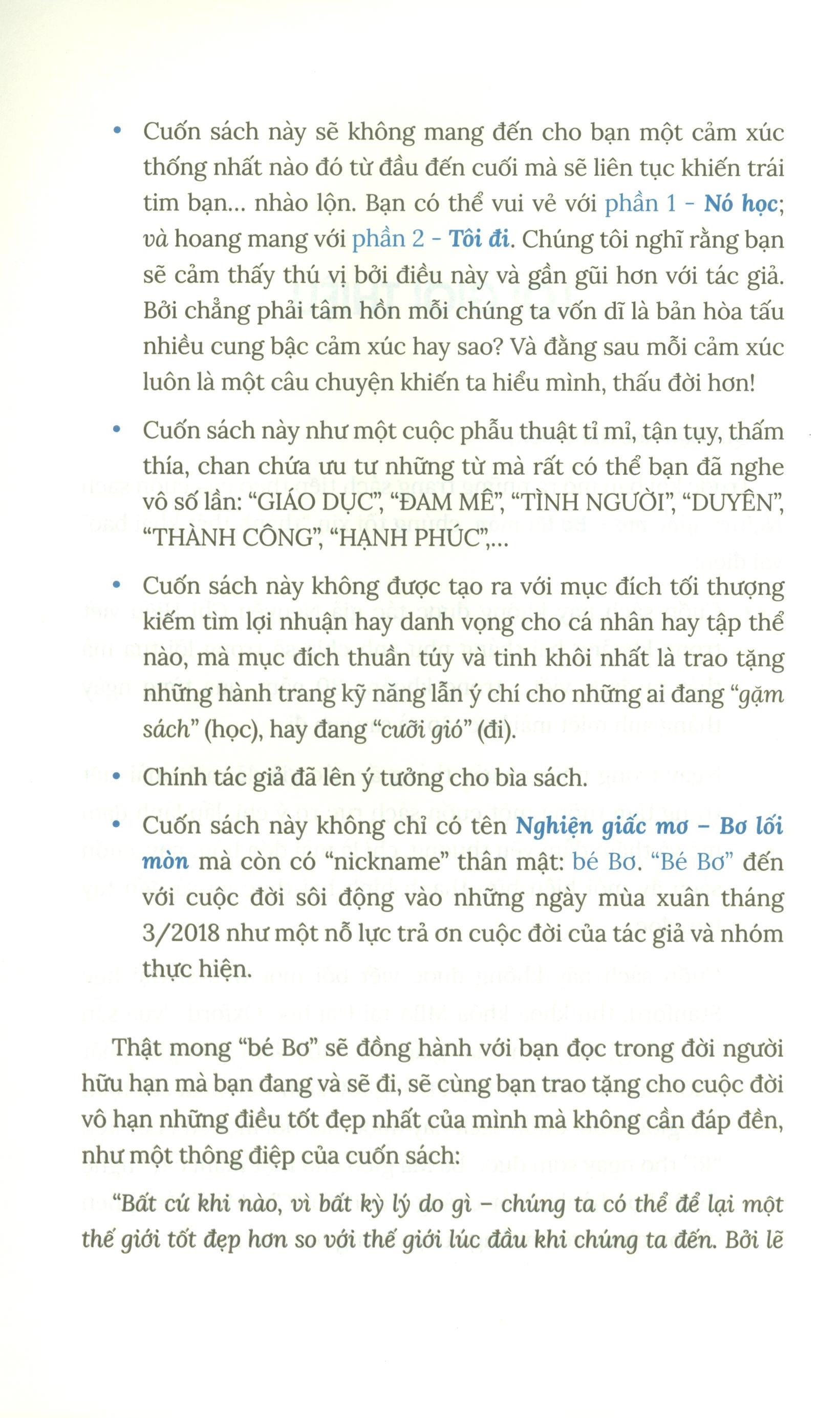 Nghiện Giấc Mơ Bơ Lối Mòn