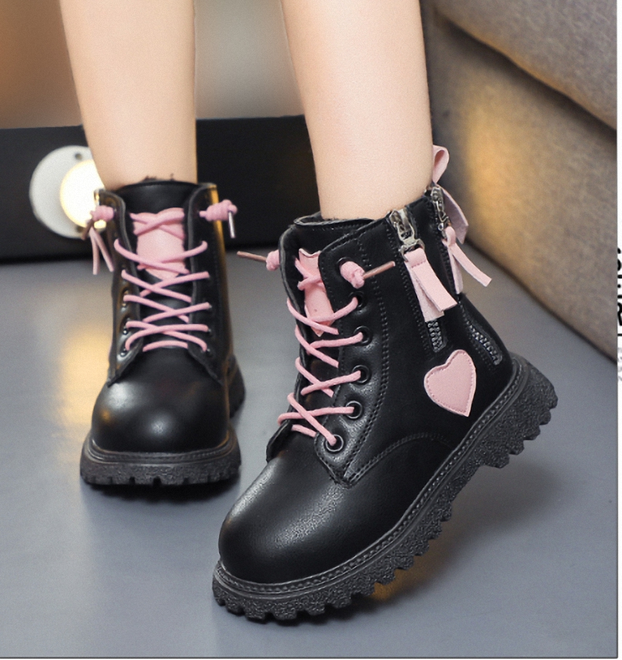 Giày bốt bé gái ( cao cấp ) Da mềm êm chân size 26-37 BG249