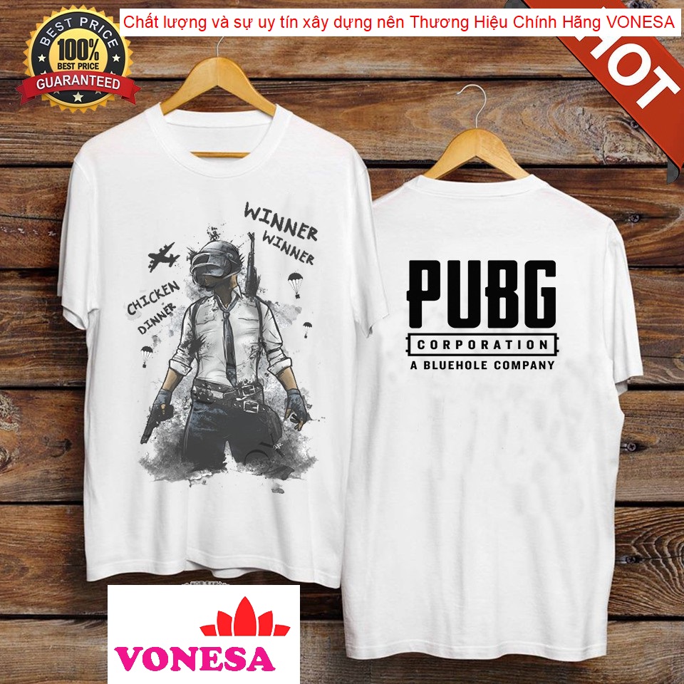 Áo thun pubg chicken dinner cao cấp | áo phông game pubg tshirt