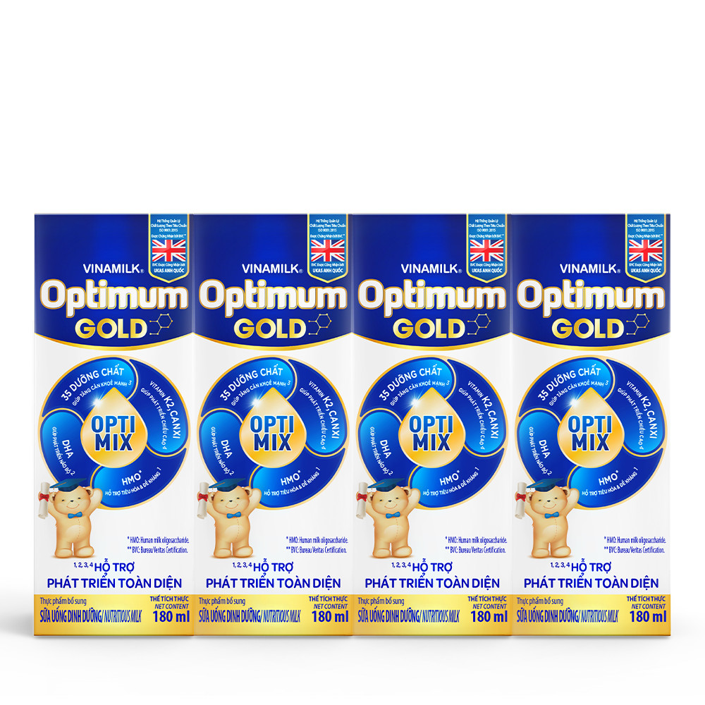 Thùng 48h SBPS Optimum Gold 180ml (Mới)