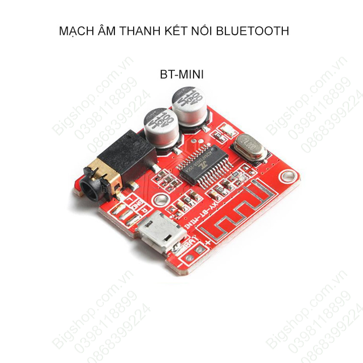 Mạch giải mã âm thanh bluetooth mini giúp phát nhạc từ smartphone ra hệ thống âm thanh dễ dàng