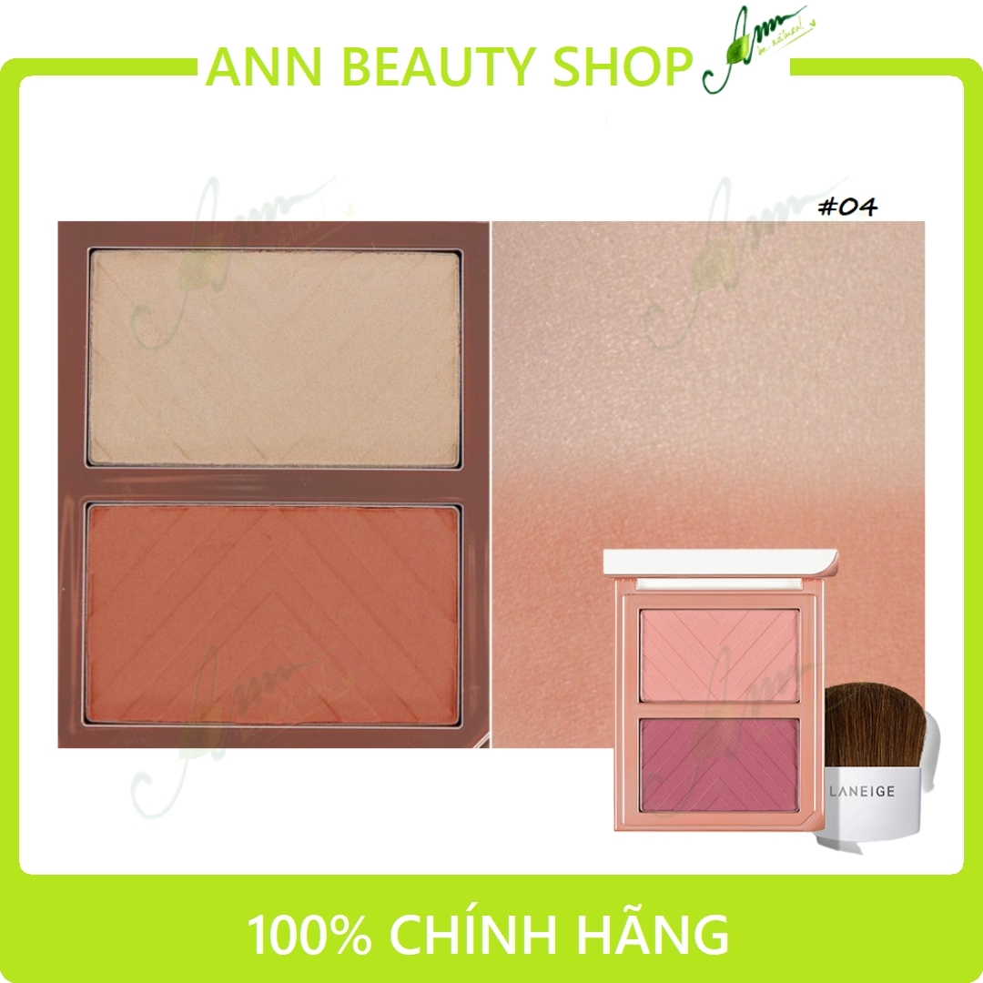 Má hồng Laneige Ideal Blush Duo (tặng kèm cọ)