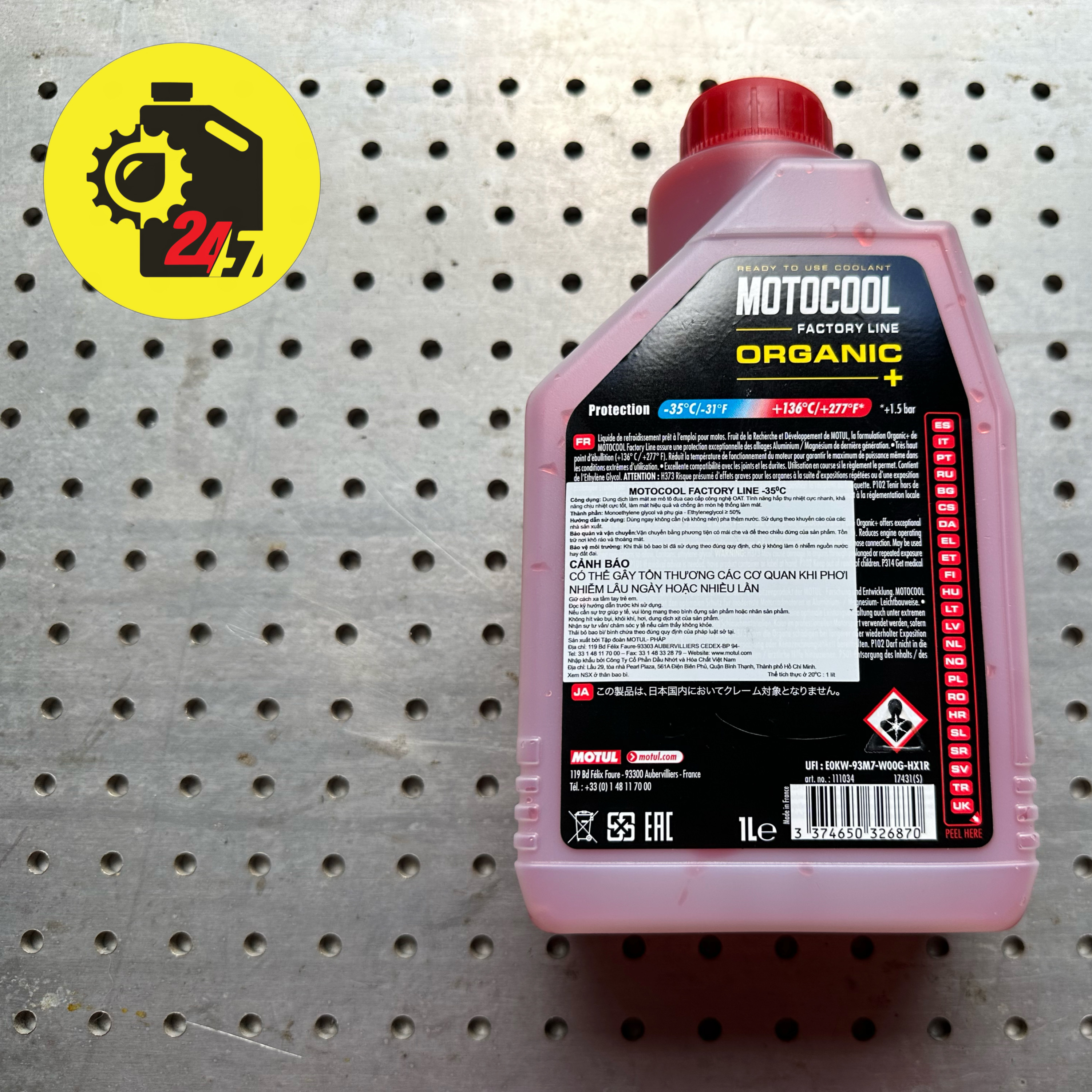 Nước mát Motul Motocool Organic Factory Line (Pha sẵn)