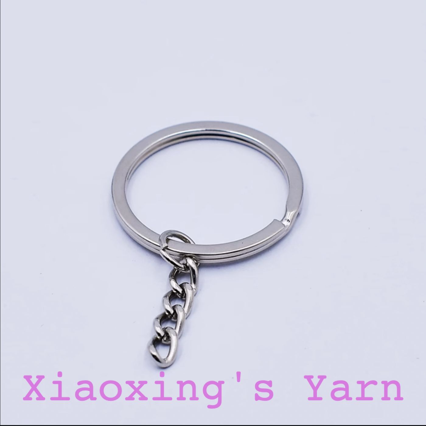 Túi 100 móc khoá khoen tròn làm thủ công gắn thú bông treo chìa khoá | Xiaoxingyarn