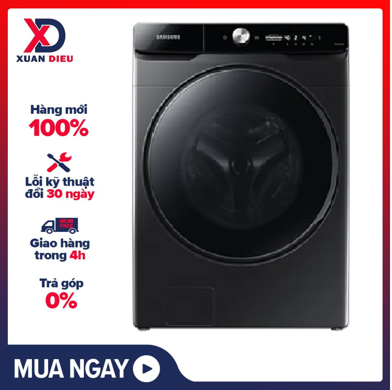 Máy giặt sấy Samsung 21 KG WD21T6500GV/SV GIAO HÀNG MIỄN PHÍ HCM chính hãng