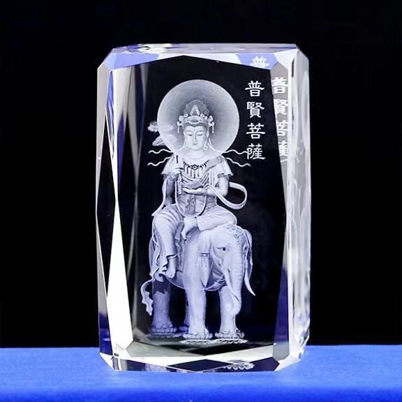 Đồ Trang Trí Tượng Phật Bằng Pha Lê