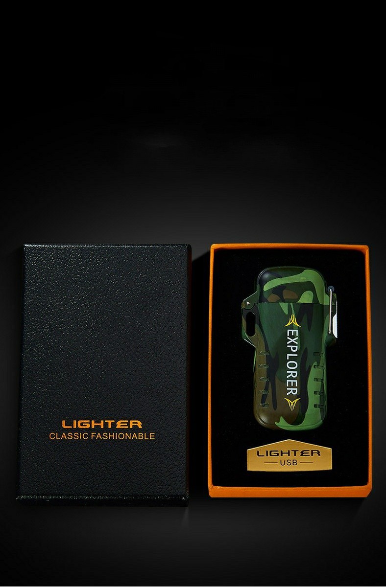 [HCM]bật lửa điện plasma chống nước chống gió siêu bền thương hiệu Lighter