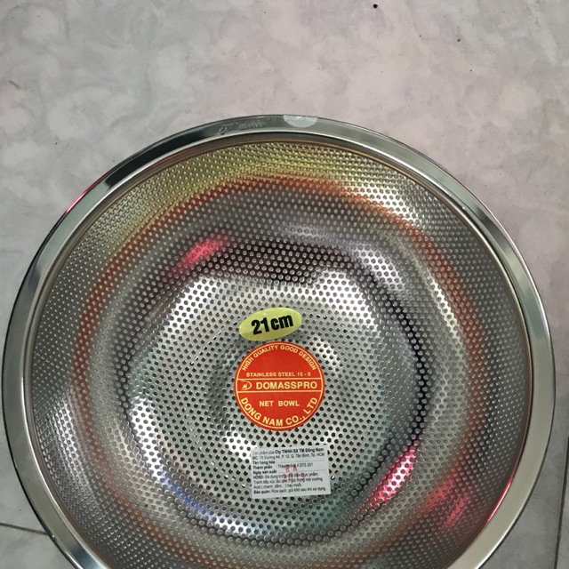 [HCM]Rổ Đông Nam 24cm inox 201(tem đỏ)