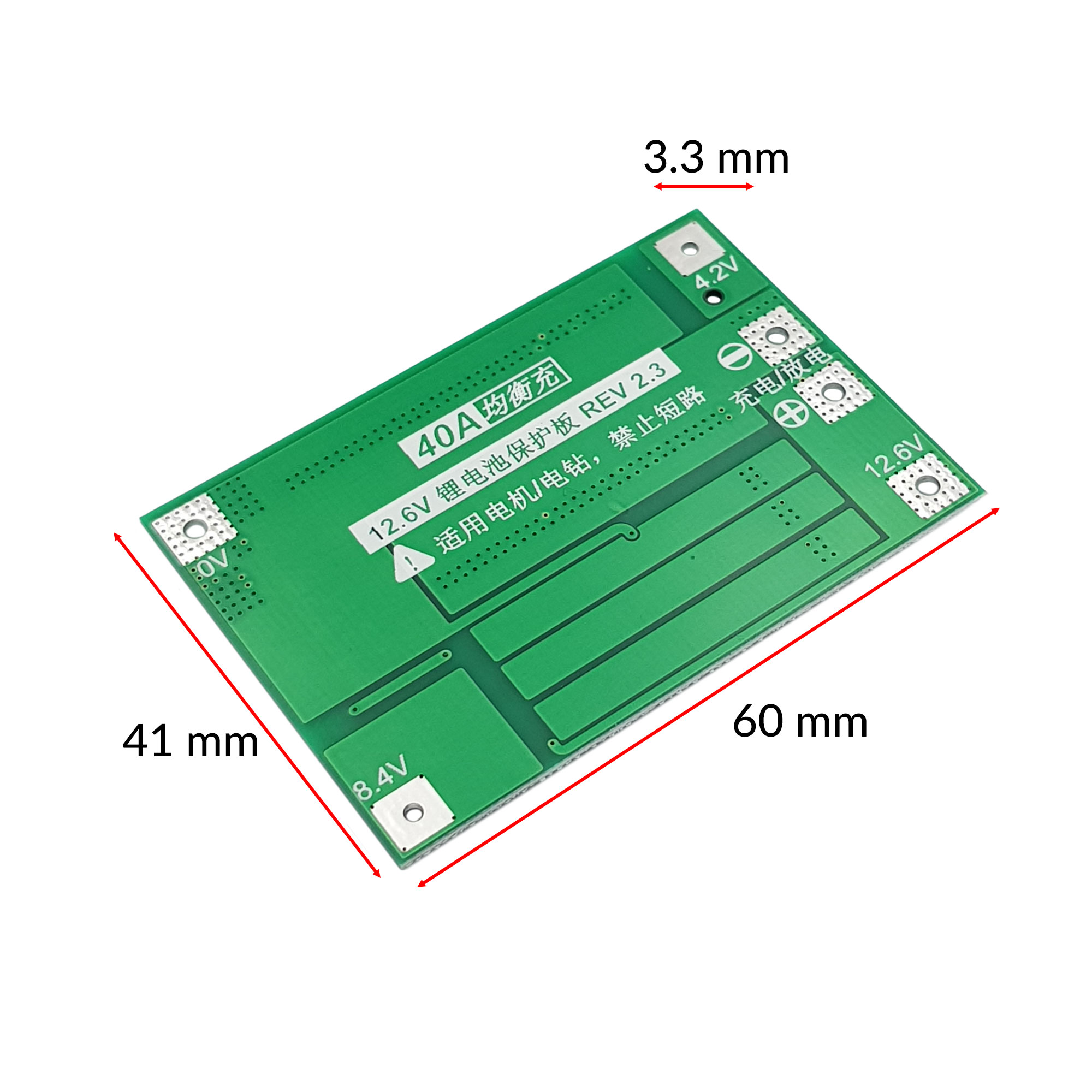 Mạch sạc xả và bảo vệ pin 3S 40A