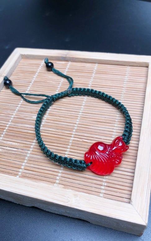 Vòng Tay Hồ Ly 9 Đuôi Đá Lưu Ly