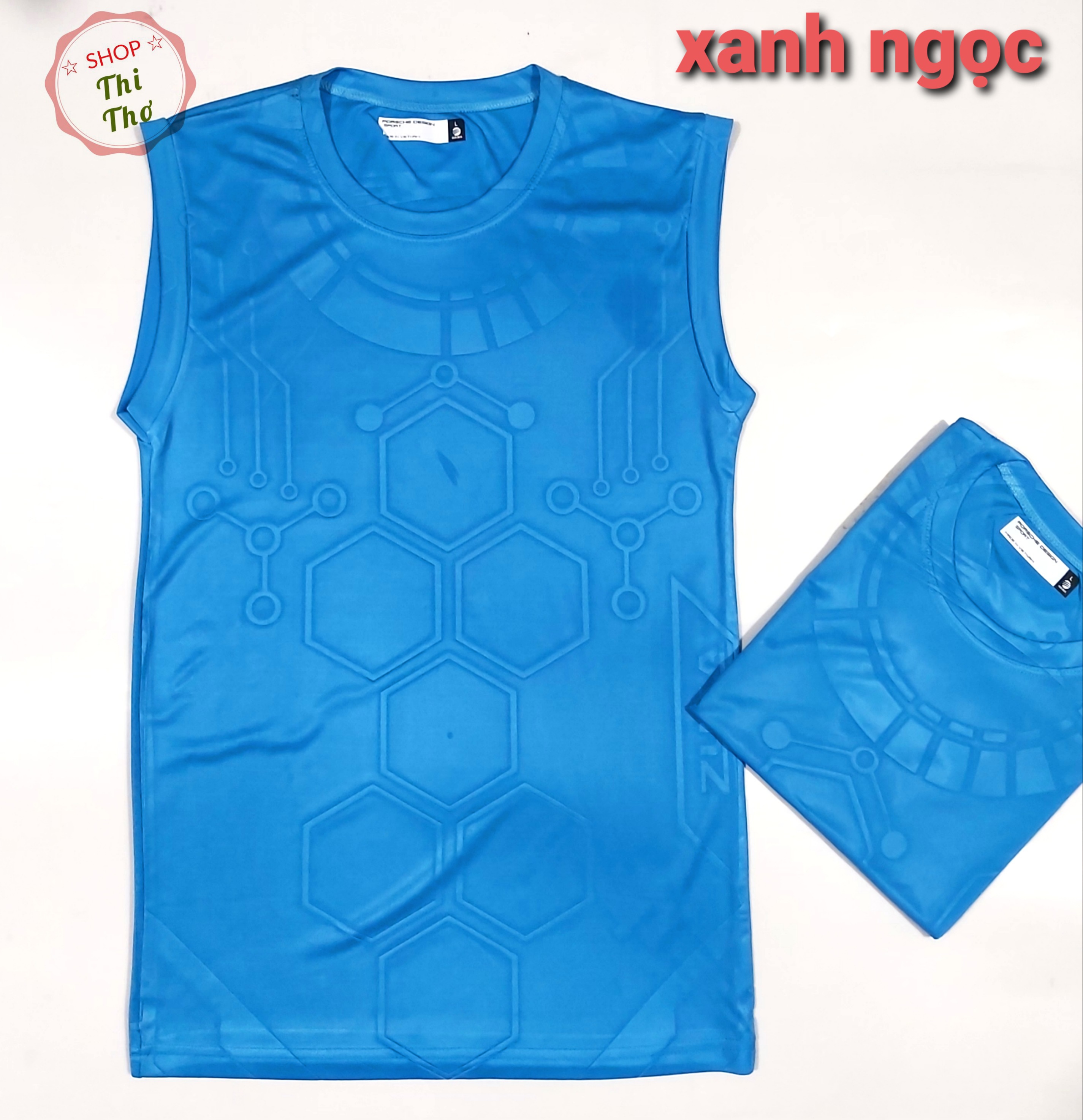 Áo thun thể thao nam sát nách thun lạnh 4 chiều