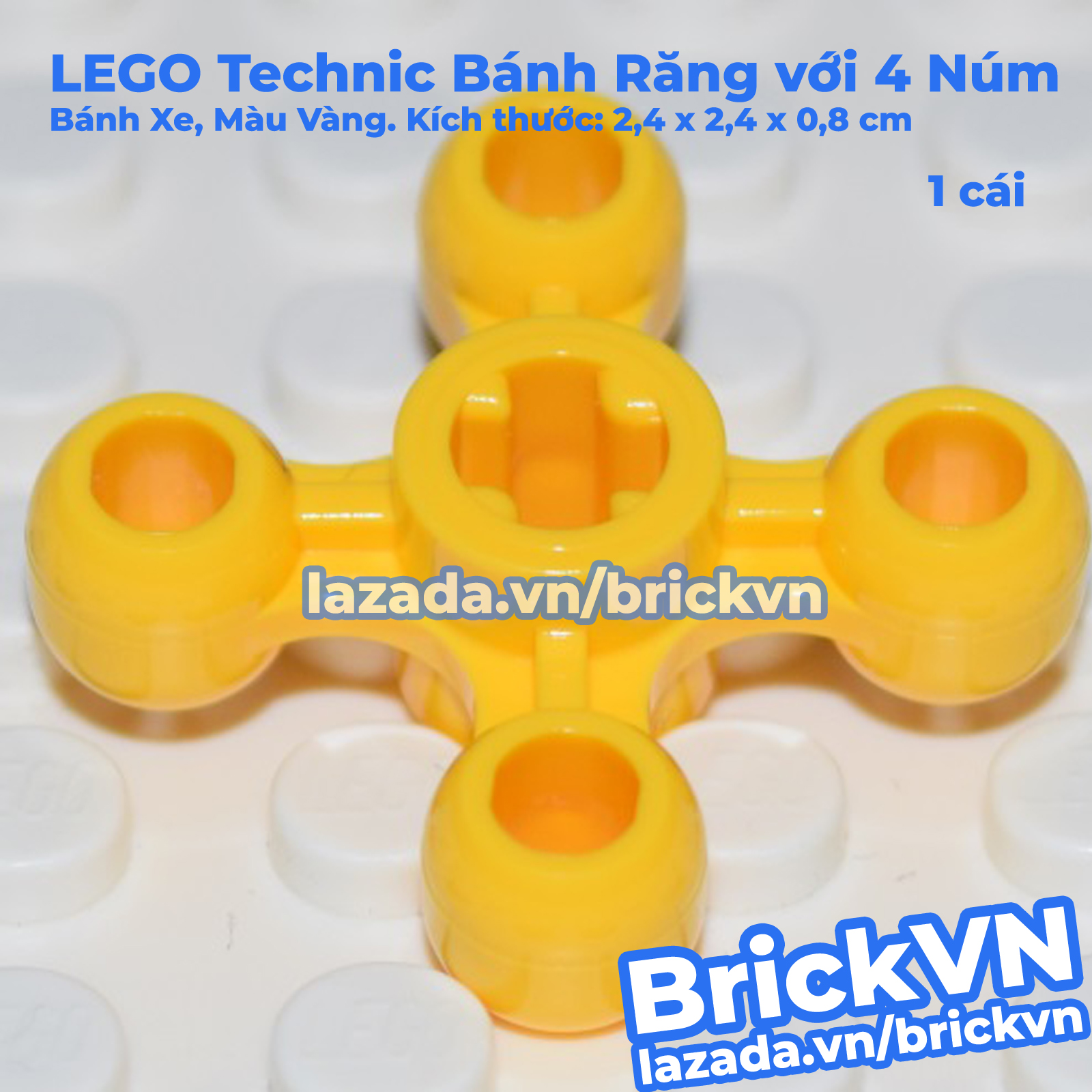 1x new genuine lego yellow technic knob cog / gear / wheel id 4203493 32072