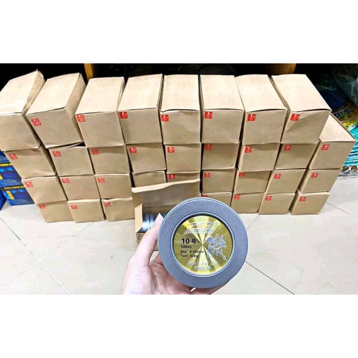 Cước câu cá - hộp sắt 100m buộc link,buộc thẻo