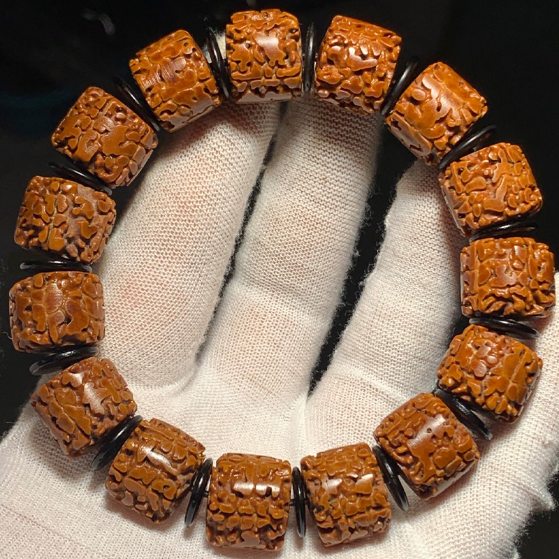 Nepal ethnic style delicate jewelry five-pointed Tibetan bucket beads for men and women Vadra Bodhi bracelet old beads bracelet home decor hook up door