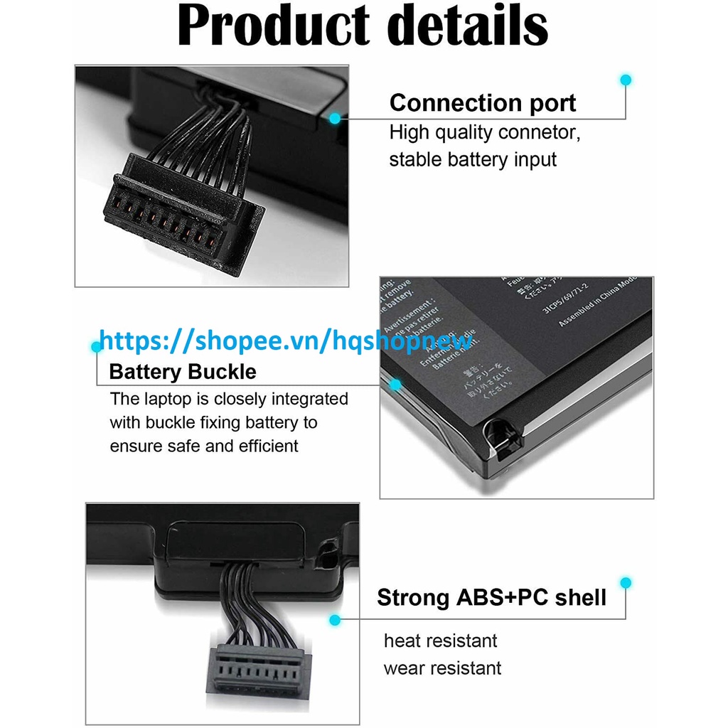 ️Pin Laptop A1278 - A1322 Pro 13" inch (2009 2010 2011 2012)