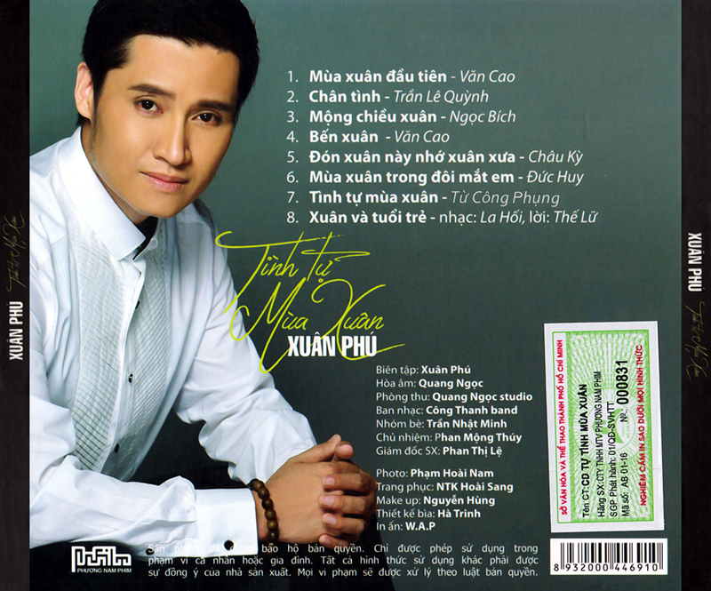 bộ 6 đĩa cd nhạc Xuân 2