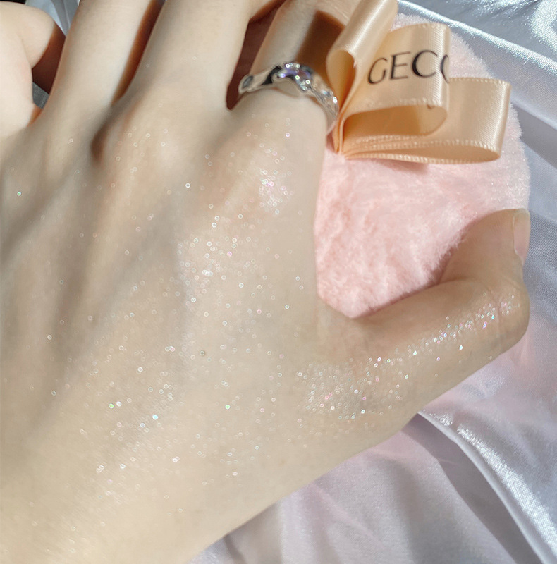 Bông phấn nhũ bắt sáng highlight GECOMO